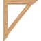 Ekena Millwork Traditional Traditional Smooth Bracket w/ Offset Brace, Western Red Cedar, 5 1/2"W x 30"D x 36"H BKT0604X30X36TRA01SWR - alternate 3